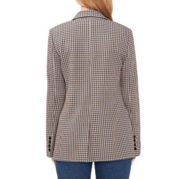 Vince Camuto Cambridge plaid blazer jacket - Picture 2 of 10